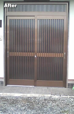リフォーム玄関引戸交換 施工後