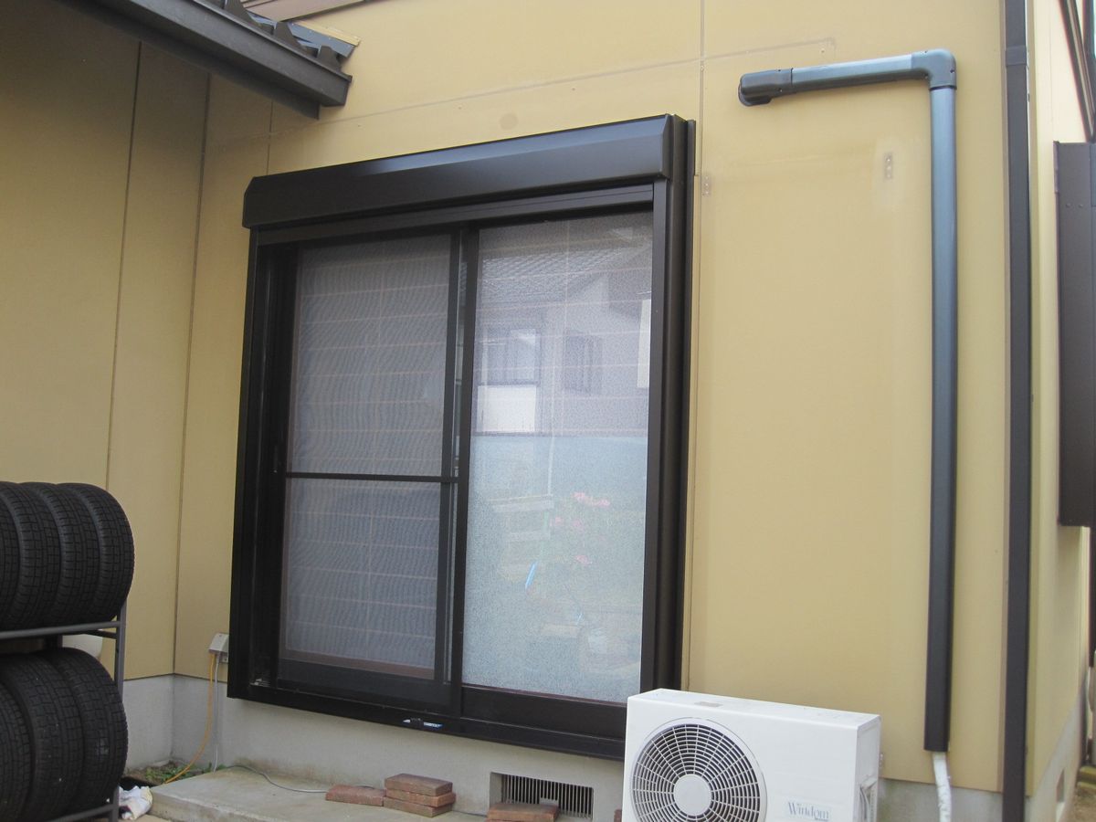 後付シャッター工事施工後